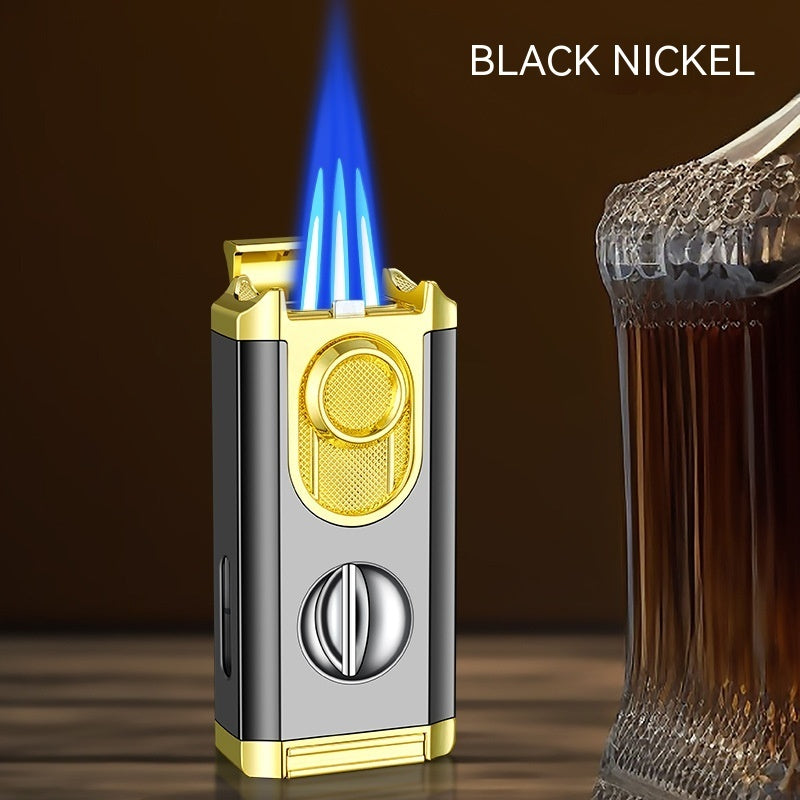 Cigar Holding Torch Lighter