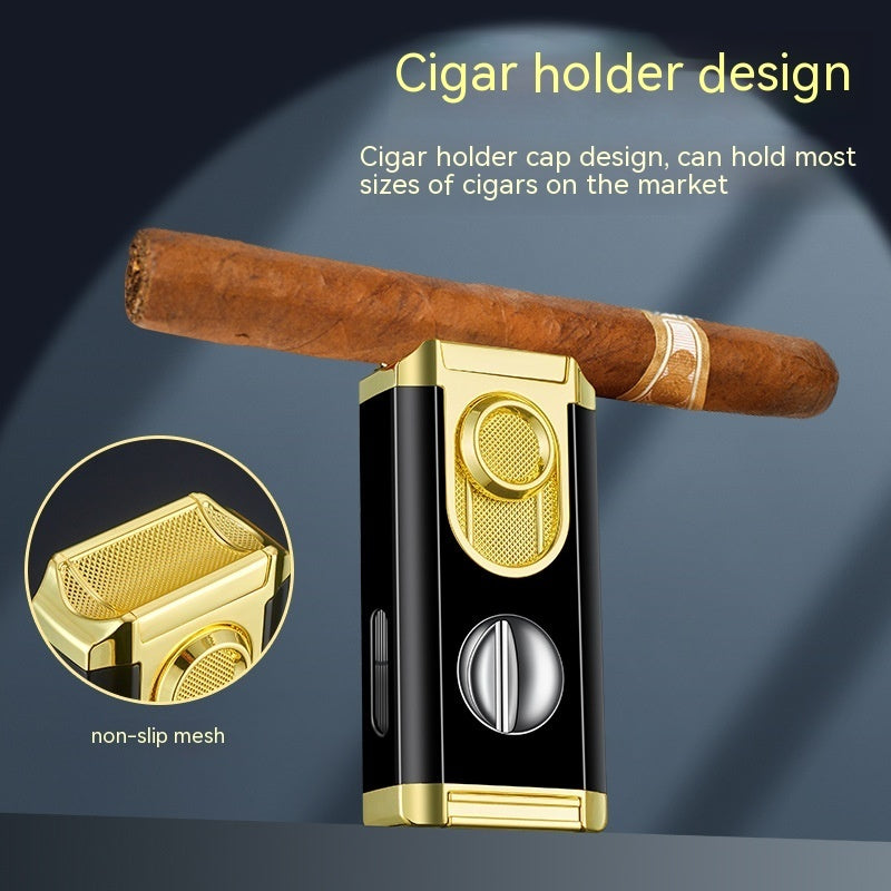 Cigar Holding Torch Lighter