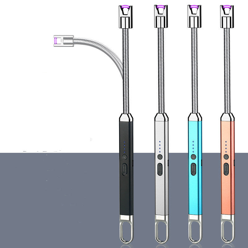 Aluminum-Zinc Alloy USB Windproof Arc Lighter