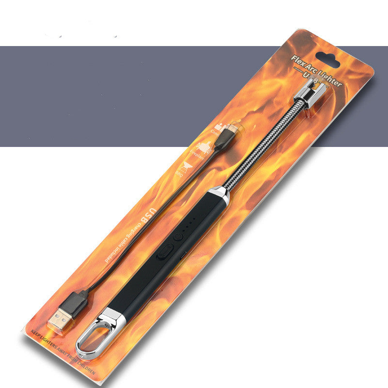 Aluminum-Zinc Alloy USB Windproof Arc Lighter