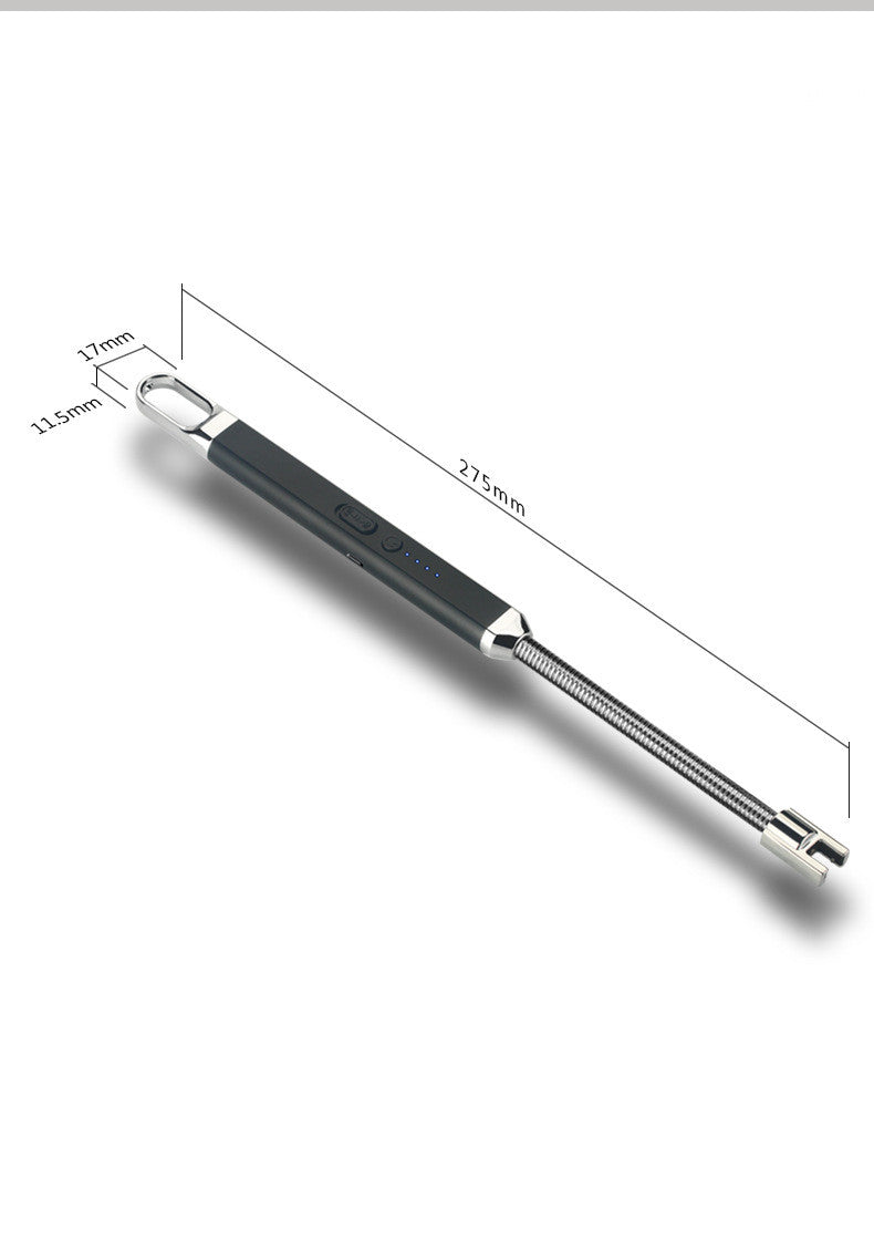 Aluminum-Zinc Alloy USB Windproof Arc Lighter