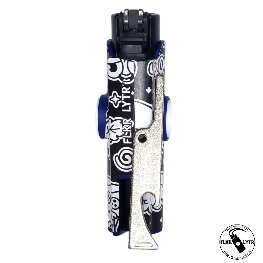 FLKR LYTR® Fidget Spinner Lighter Case: 420Celebrate for Clipper