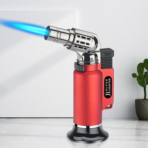 Metal Windproof Turbo Gas Lighters Smoking Accessories Kitchen Cooking