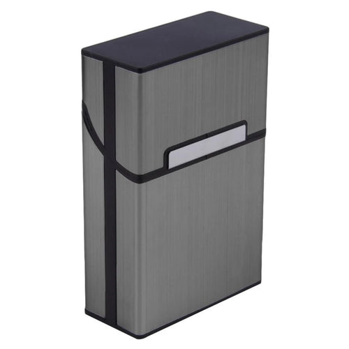 Portable Slim Aluminum Cigarette Case Regular King Size Plastic Cigar