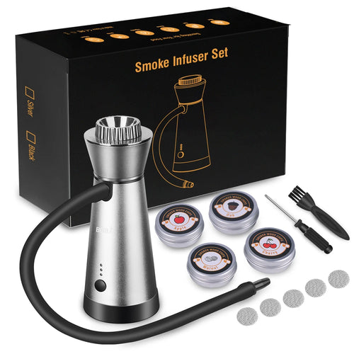 BORUiT Smoke Infuser Food Drink Cold Smoke Generator Bar Portable
