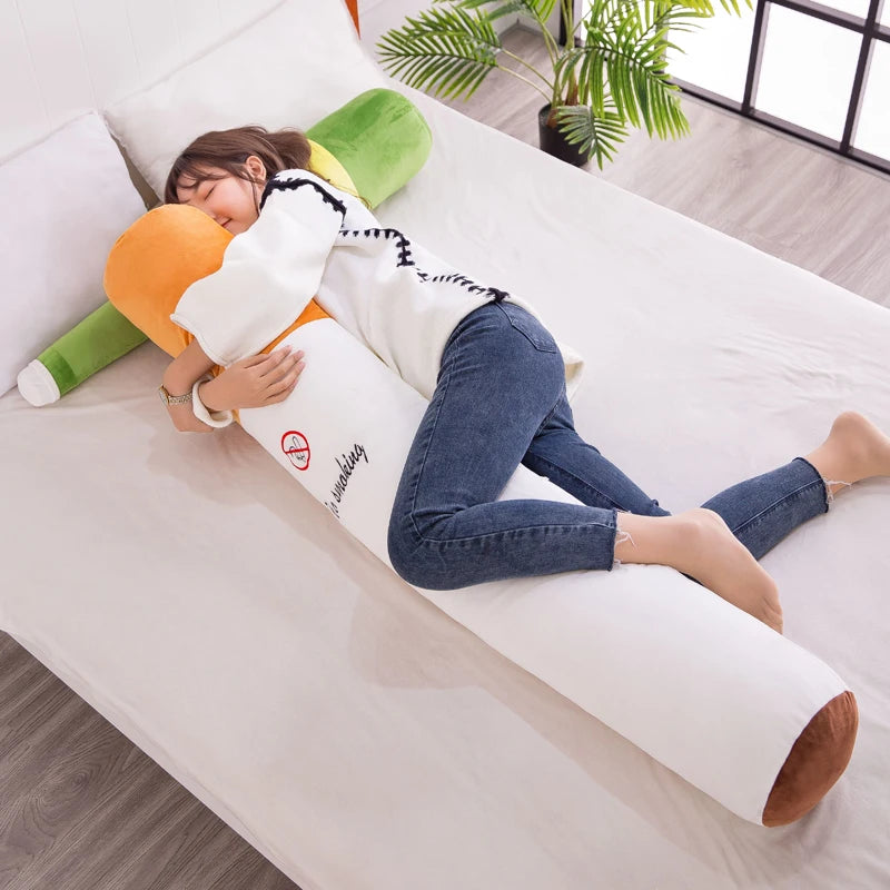 Nice Creative Smoking Cylindrical Sleeping Cushion Cigarette Pillow