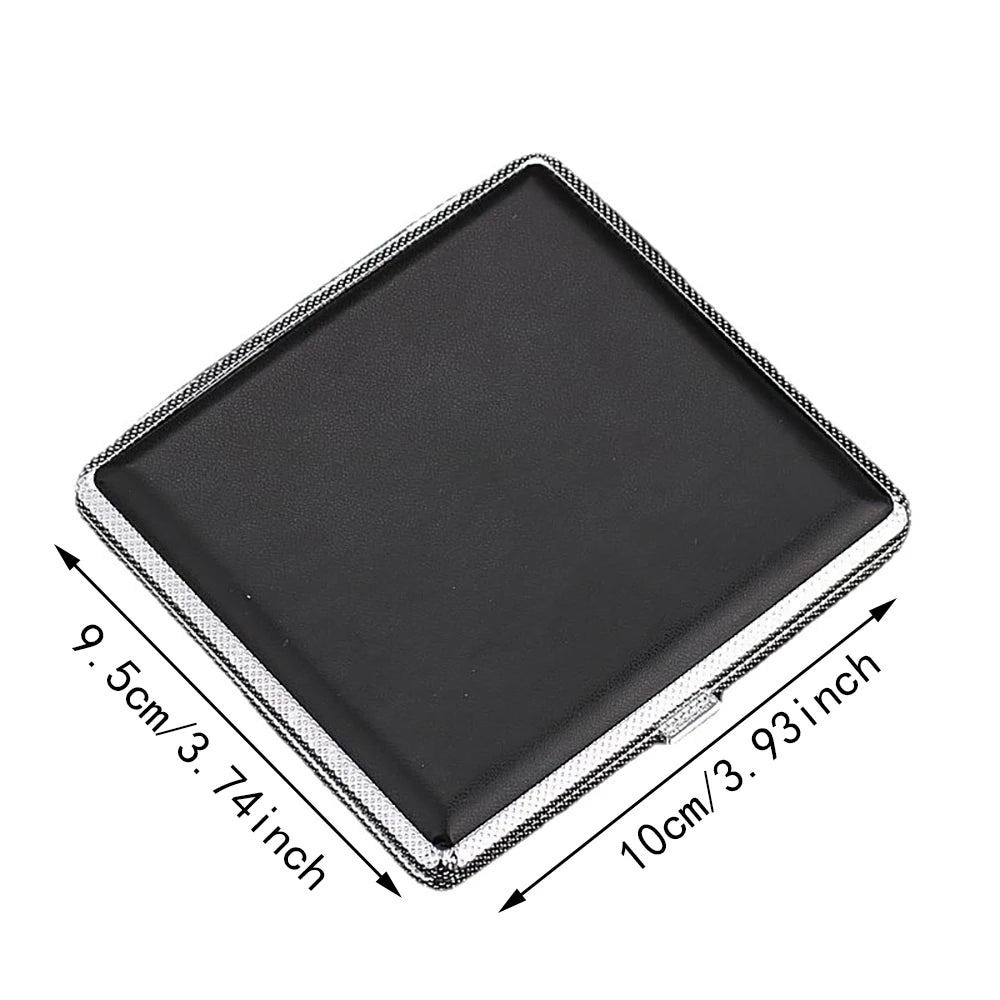 20 Sticks Gift for Men's Leather Cigarette Box Cigarette Lady Storage