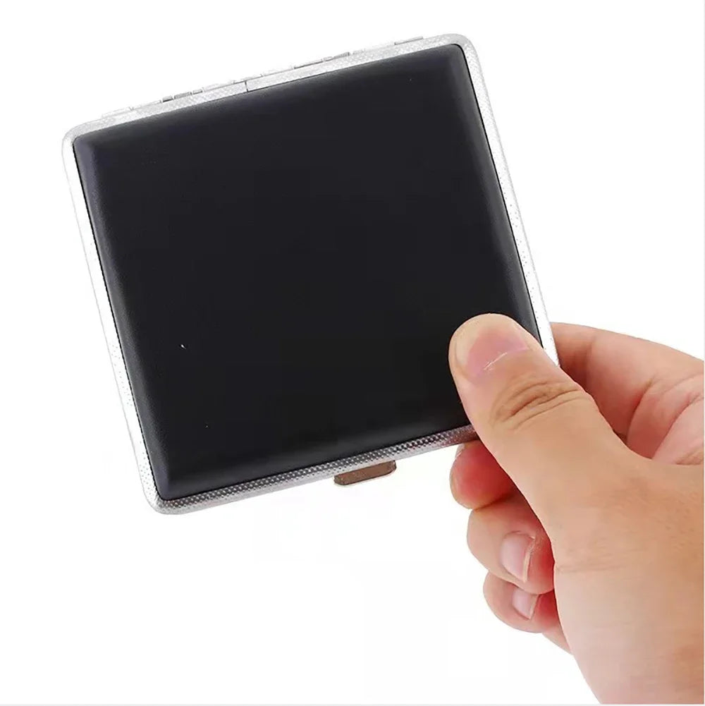 20 Sticks Gift for Men's Leather Cigarette Box Cigarette Lady Storage