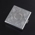 20PCS Metal Cigarette box stainless steel Embossed Portable Cigarette