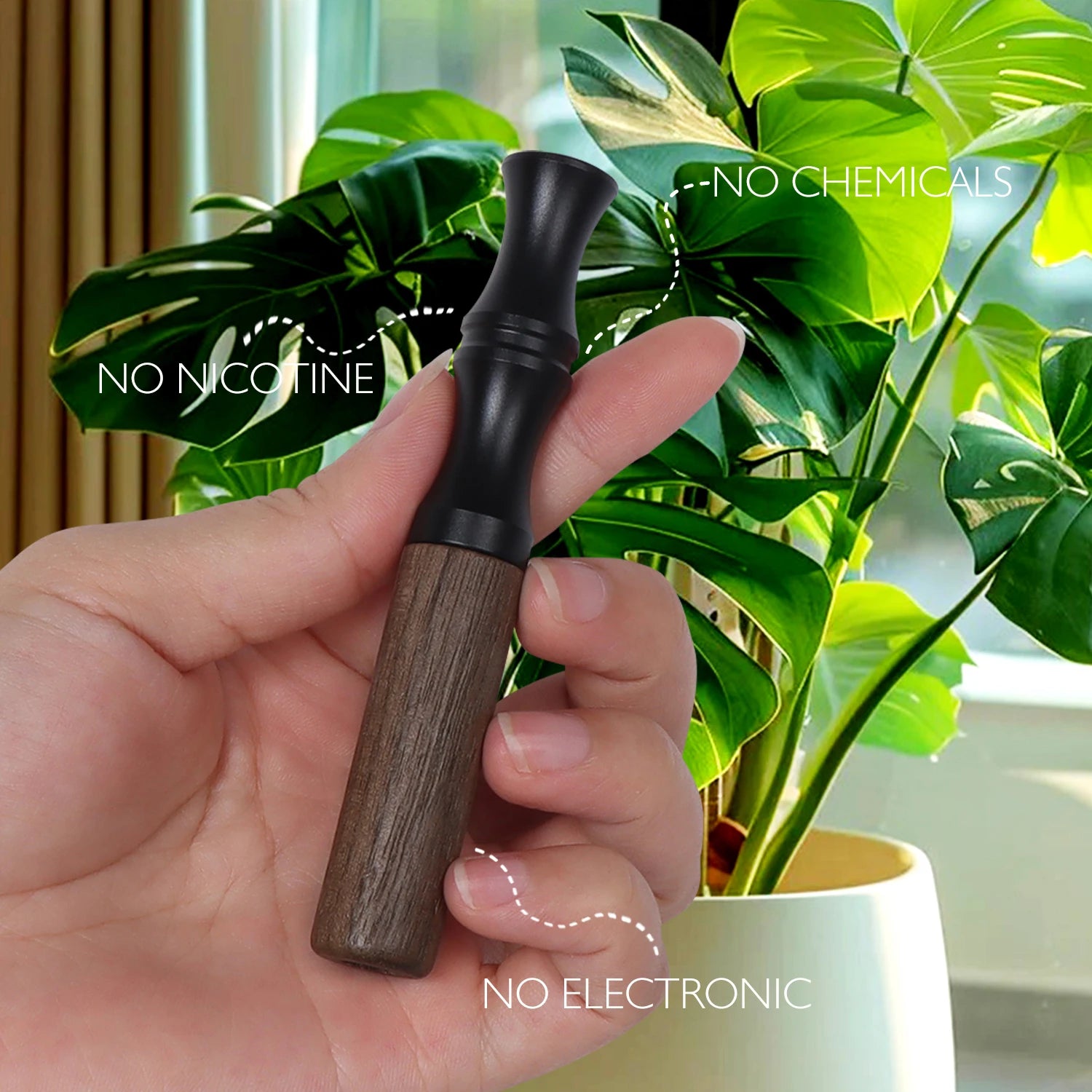 Nicotine-Free Quit Smoking Stick Smokeless Wooden Stop Smoking Stick