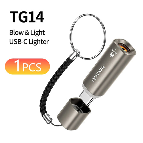 Toocki TG13/14 Type-C Mini Electric Lighter Plug&Play Blow to Light