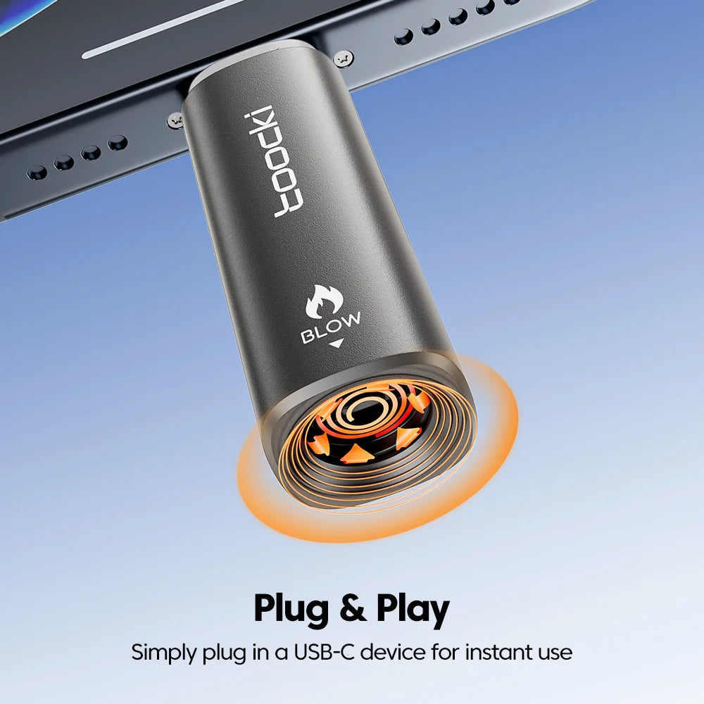 Toocki TG13/14 Type-C Mini Electric Lighter Plug&Play Blow to Light