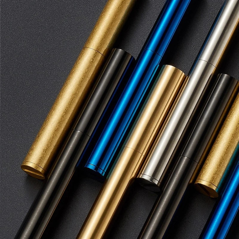 2024 New Brass Kerosene Nunchaku Lighter Windproof Mini Retro Grinding