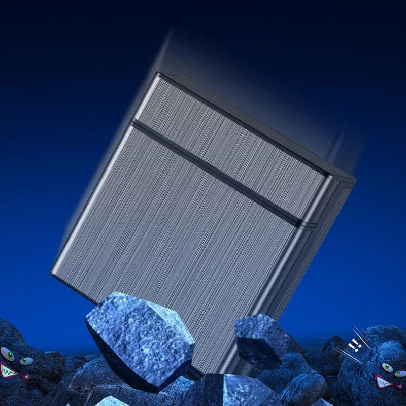 Large Capacity Cigarette Case Automatic Flip Cover Hold