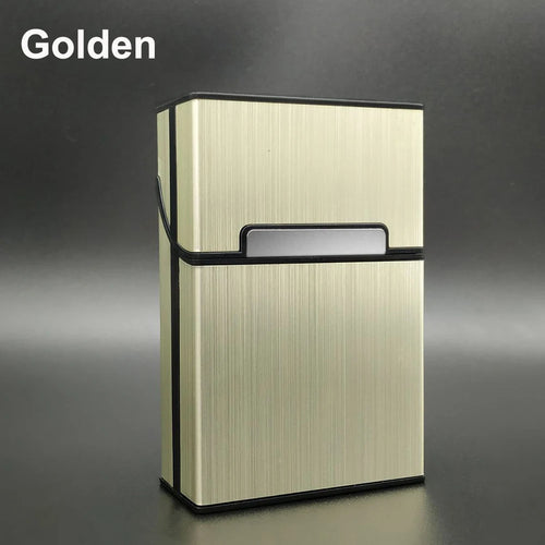 Portable Slim Aluminum Cigarette Case Regular King Size Plastic Cigar