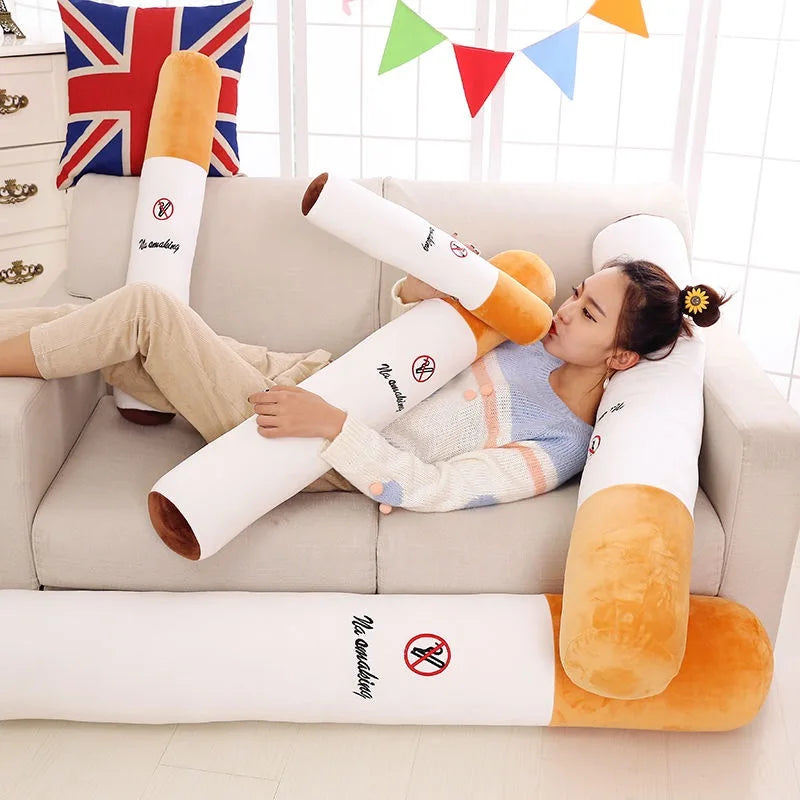 Nice Creative Smoking Cylindrical Sleeping Cushion Cigarette Pillow