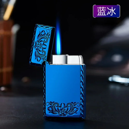 Windproof  Waterproof Metal Lighter Electroplated Dragon Embossed