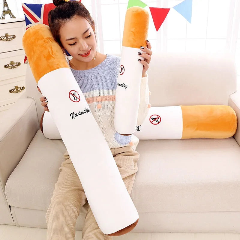 Nice Creative Smoking Cylindrical Sleeping Cushion Cigarette Pillow