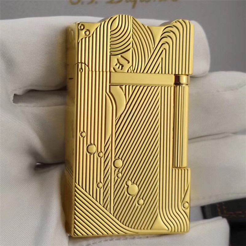 S.T Dupont Lighter Premium Gifts Sleeping Mermaid Golden Lighter